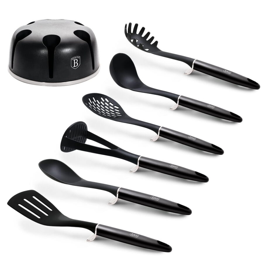 BerlingerHaus 7pcs Kitchen Toolset Including Stand