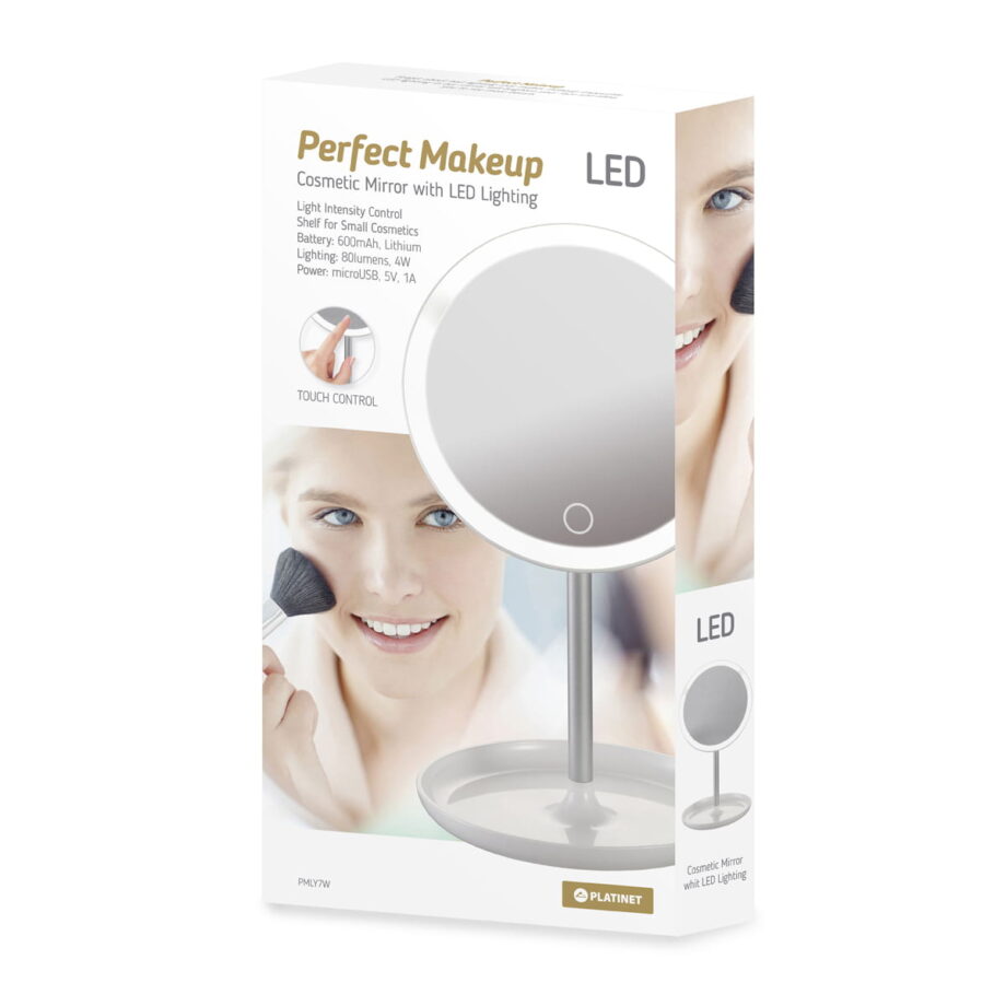 Platinet Perfect Makeup Cosmetic Mirror with LED Lighting