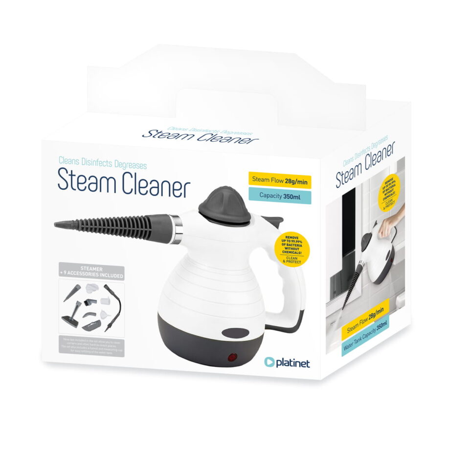 Platinet Steam Cleaner with Accessories 900W