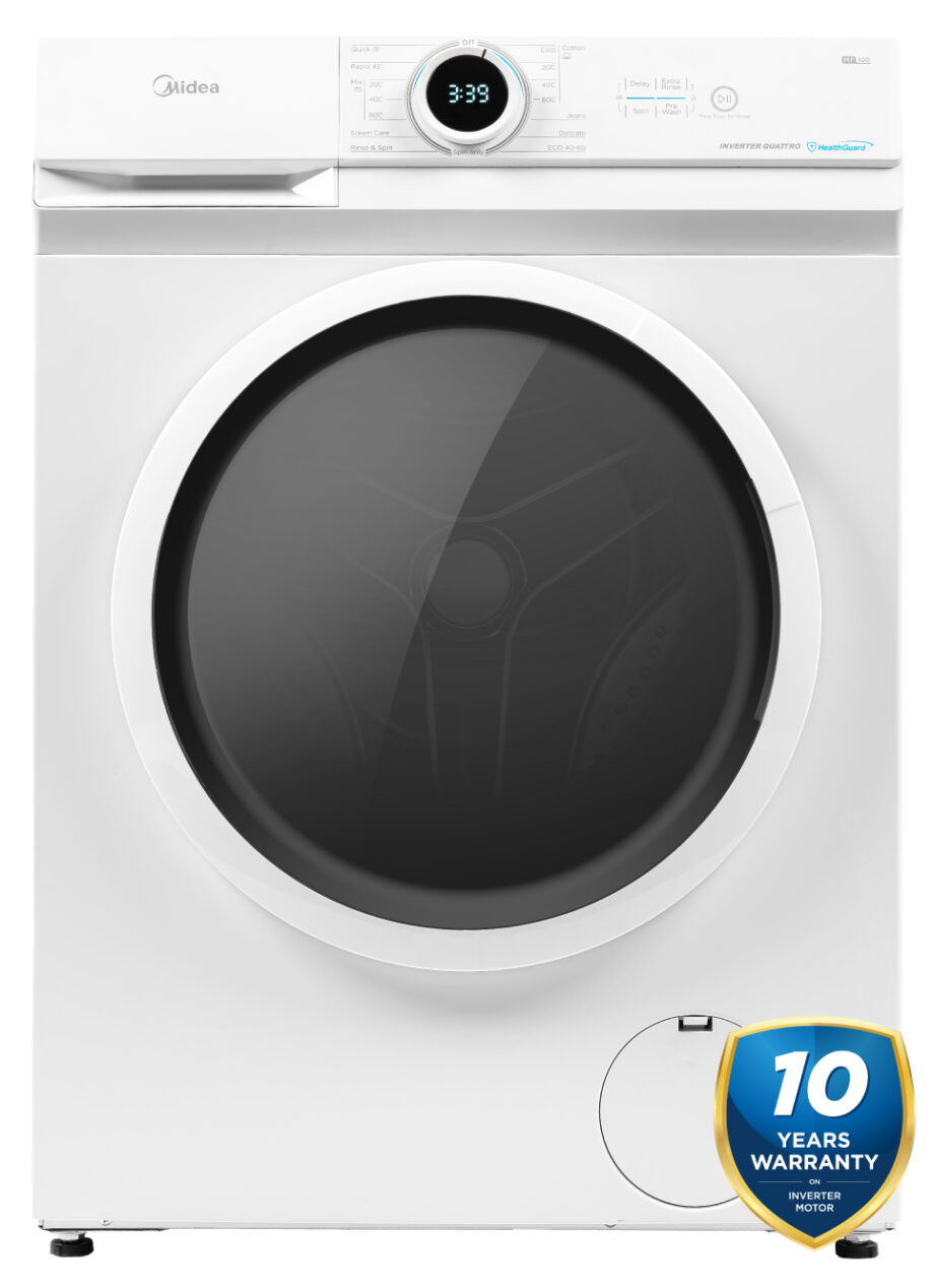 Midea Lunar Series Washing Machine 8kg A Class (MF100W80BA/W-HR)