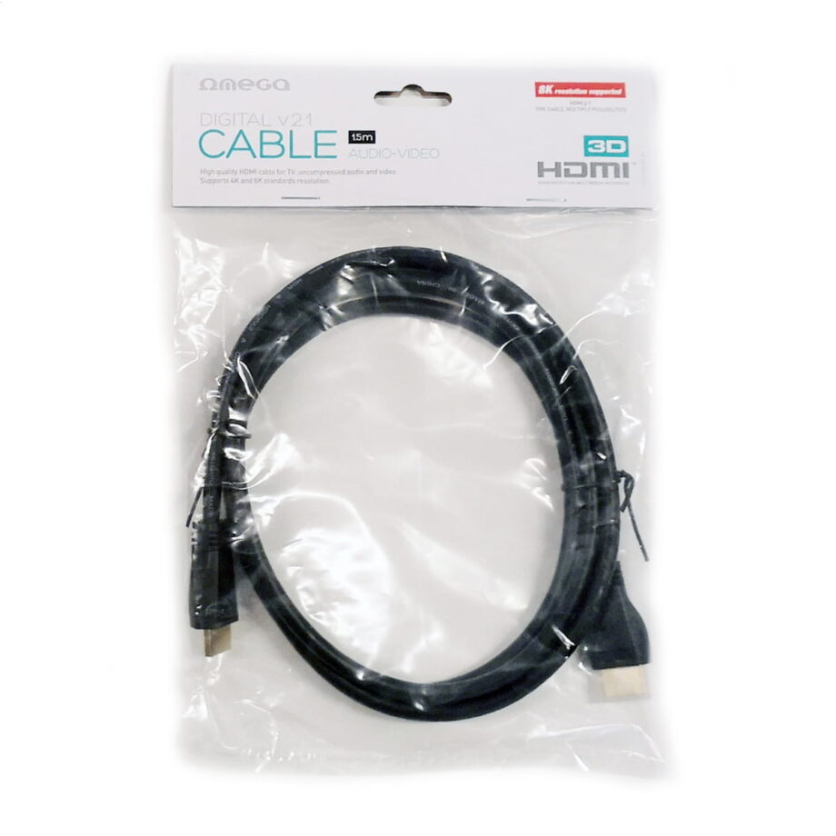 Omega HDMI 2.1 - 8K Cable, 1.5m