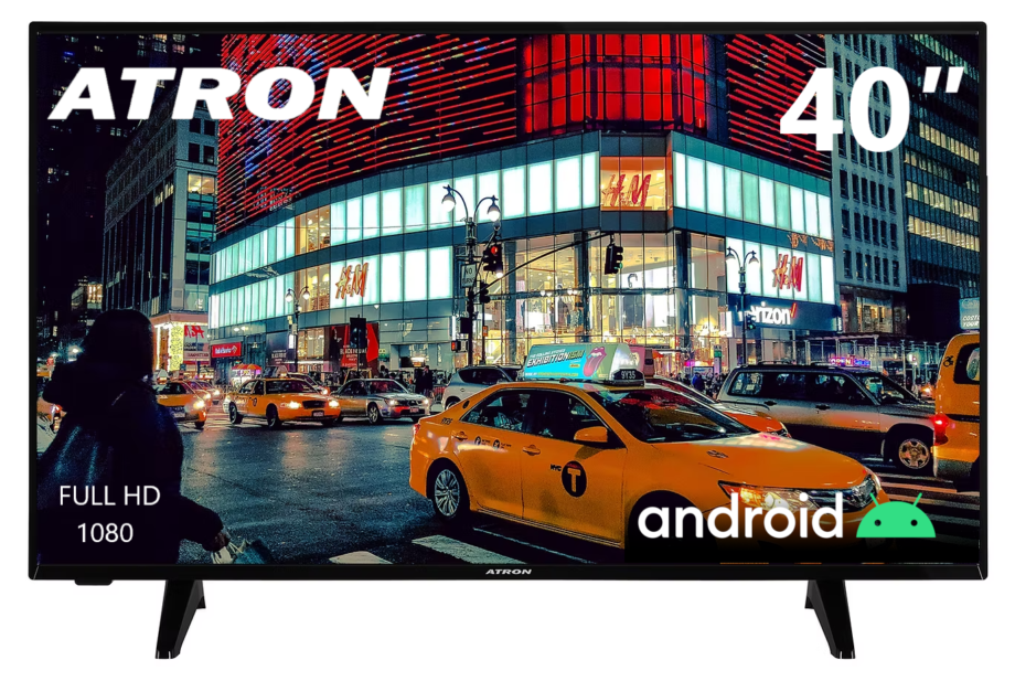 Atron 40" LED Smart android TV 300Hz