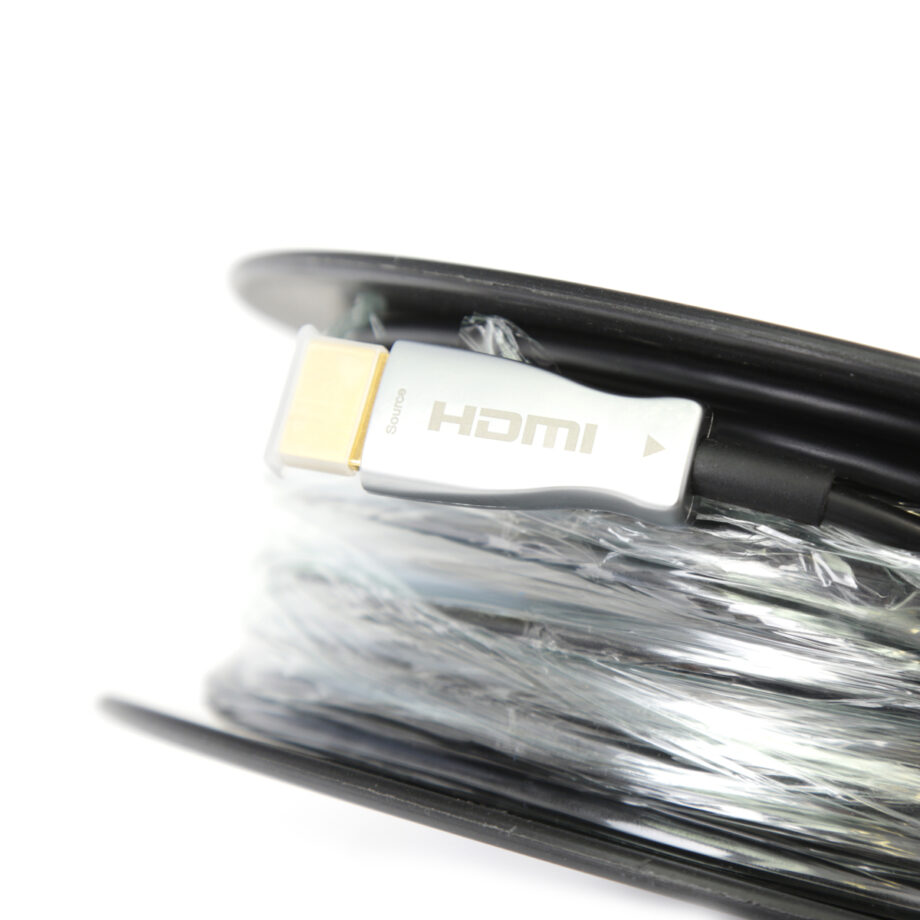 OMEGA HDMI CABLE OPTICAL 2.0 4K 60Hz 100M ROLL