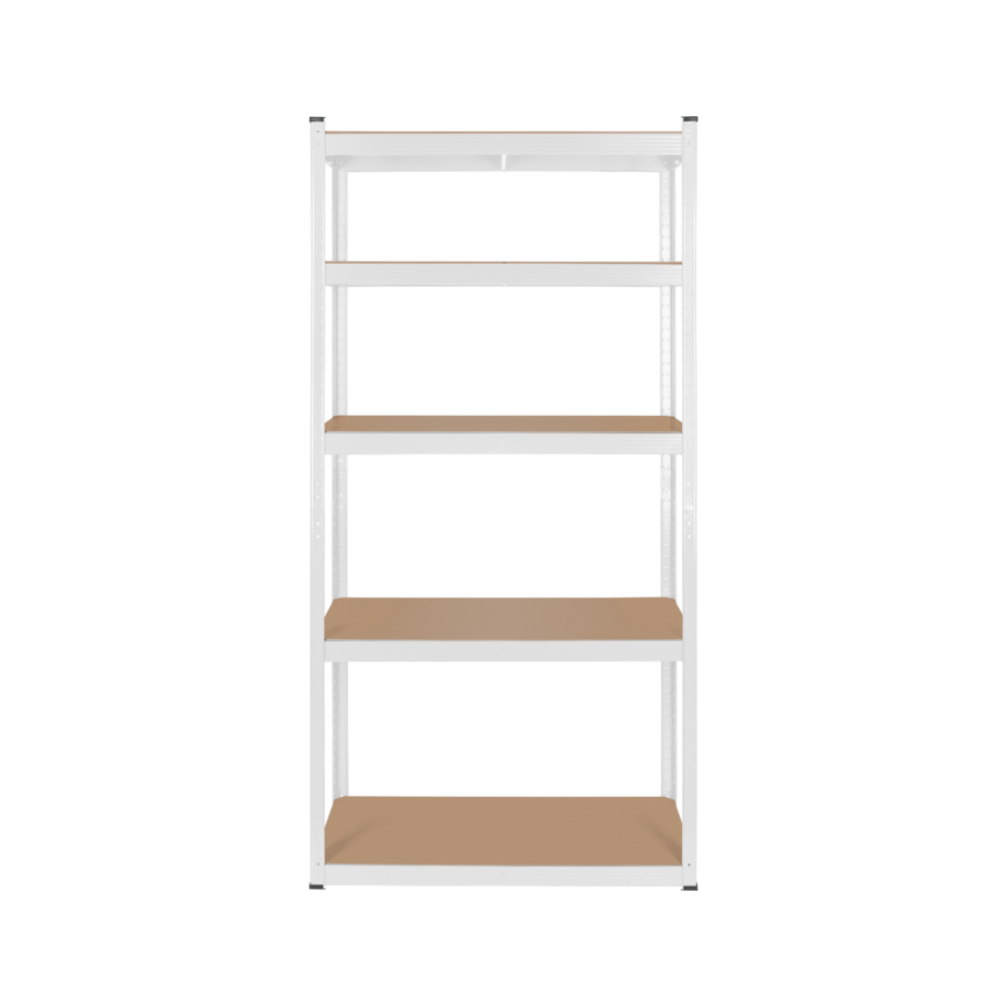 Metal storage rack 180x90x40 white Rebel