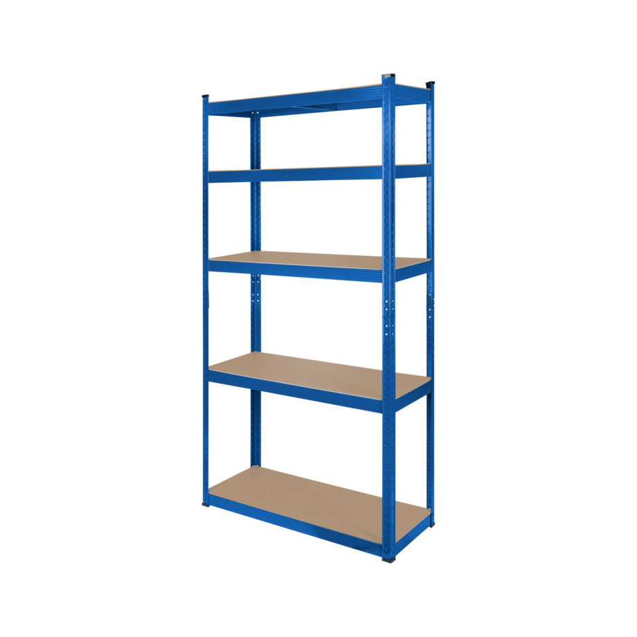 Metal warehouse shelf 180x90x40 blue Rebel