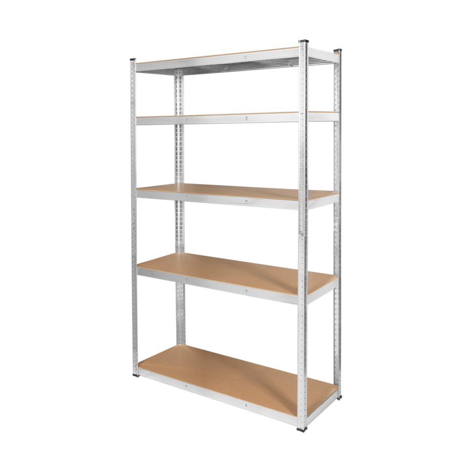 Metal storage rack 205x120x45 silver Rebel