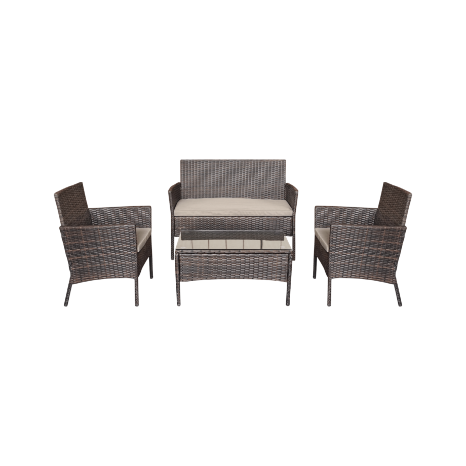 TEESA ROSE brown garden furniture set