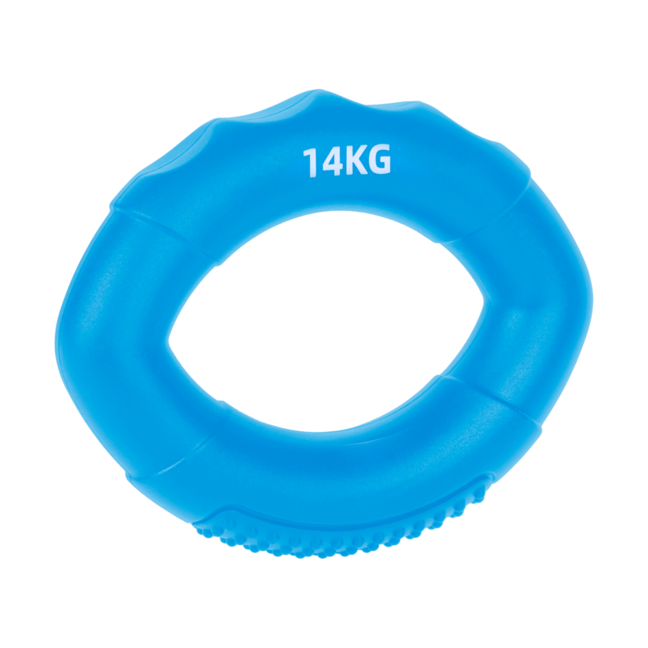 Silicone gripper for hand rehabilitation, 0 - 14 kg, blue, REBEL ACTIVE