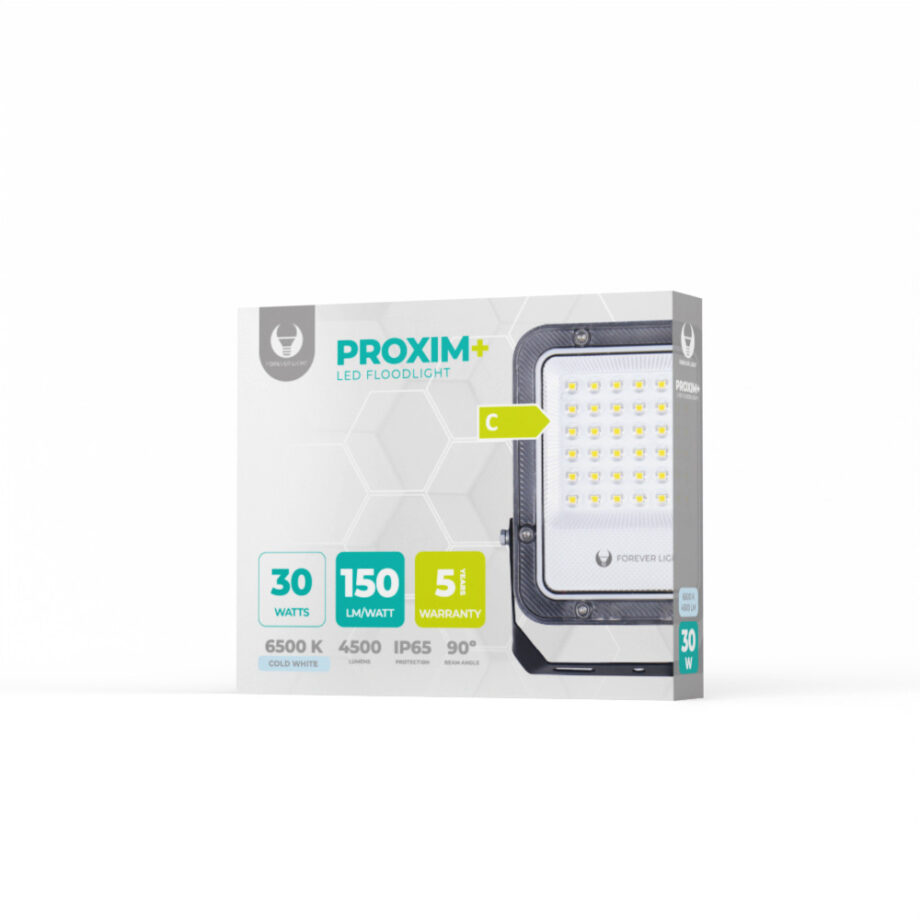 Floodlight LED PROXIM+ 50W 6500K 7500lm 230V IP65 Forever Light RTV200087