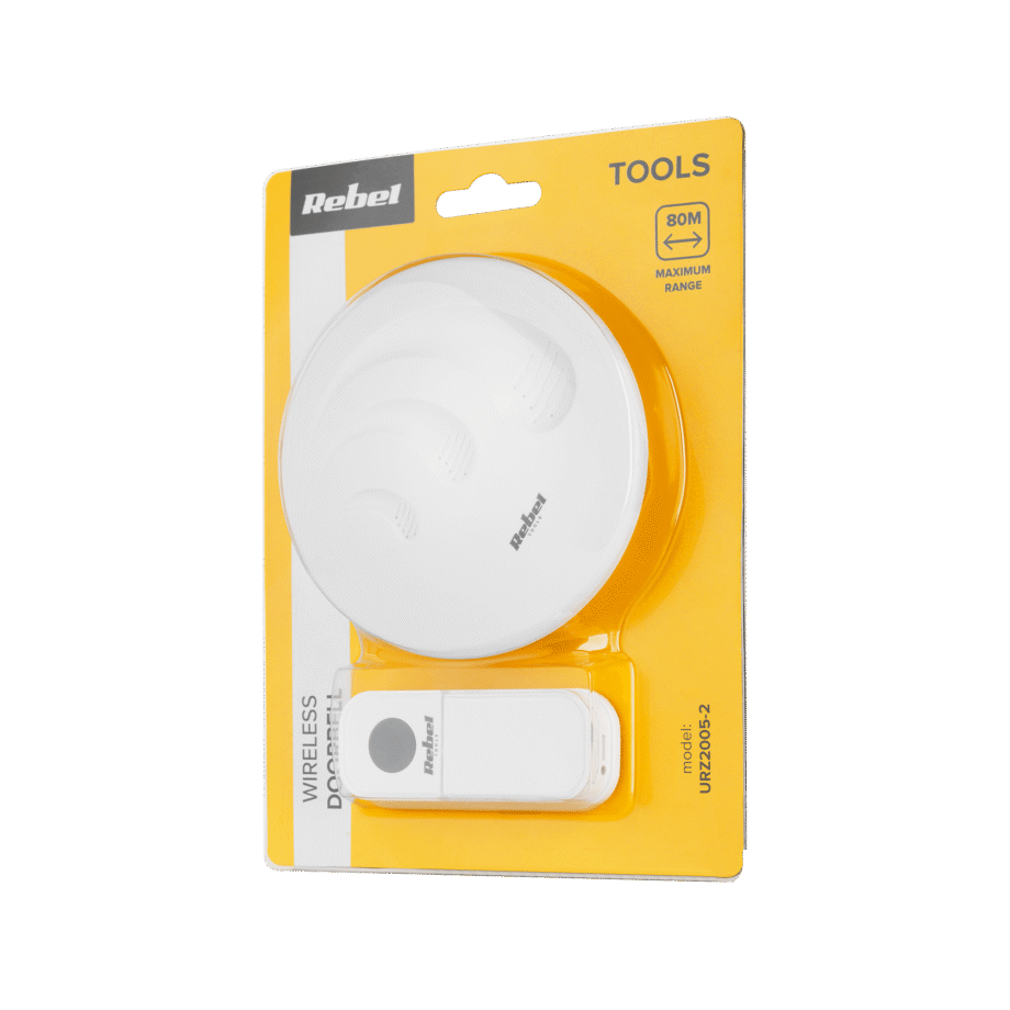 Rebel Wireless Doorbell - Round URZ2005-2