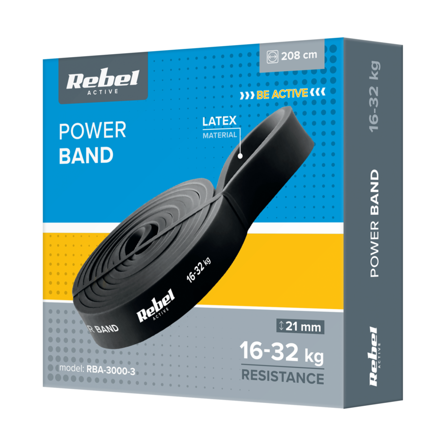 Latex exercise band - Power Band PL-3 RBA-3003-3