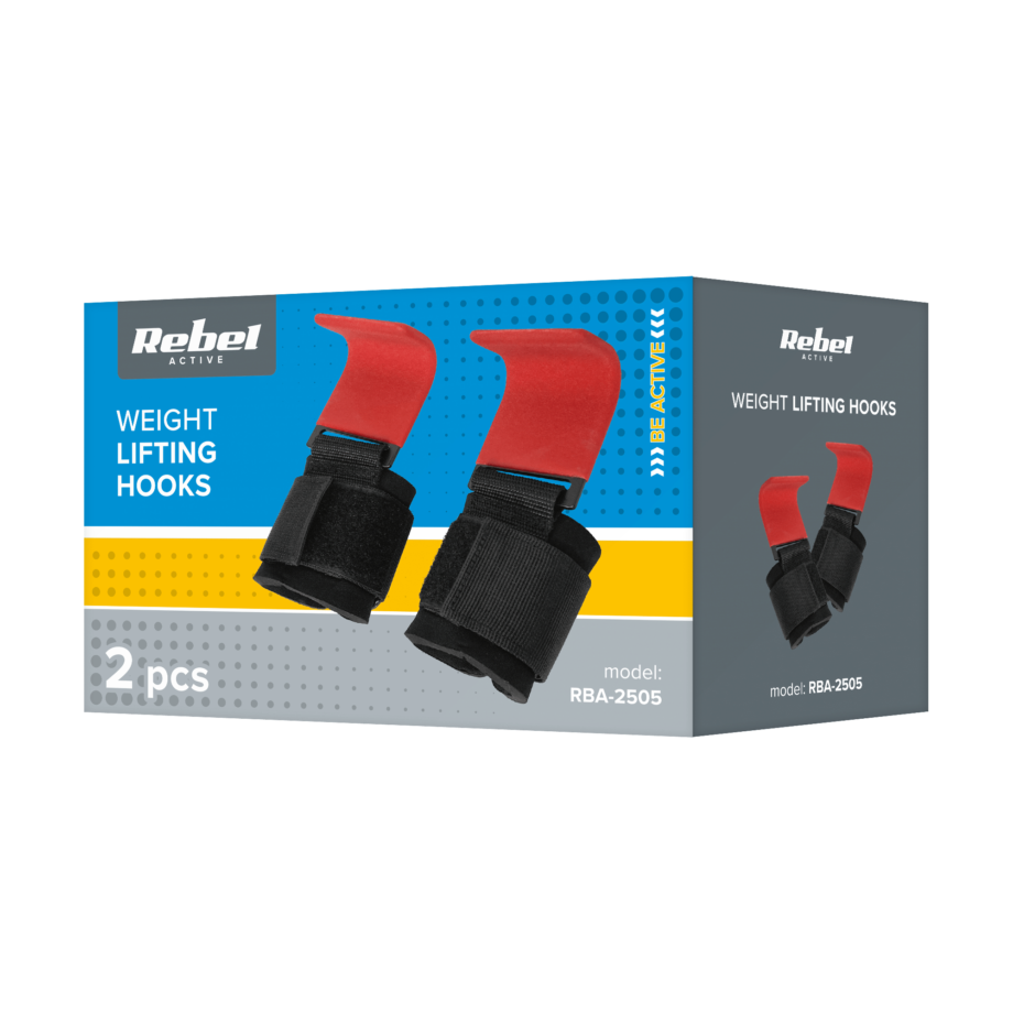 Training hooks, barbell handles for deadlifts RBA-2505