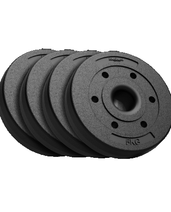 Bituminous Olympic Weight Set 4x5kg, Hole 51mm, REBEL ACTIVE RBA-2138