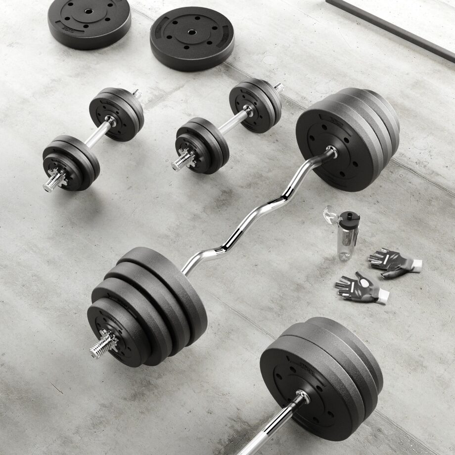 Bituminous weight set 4x5kg, hole 31mm, REBEL ACTIVE RBA-2102