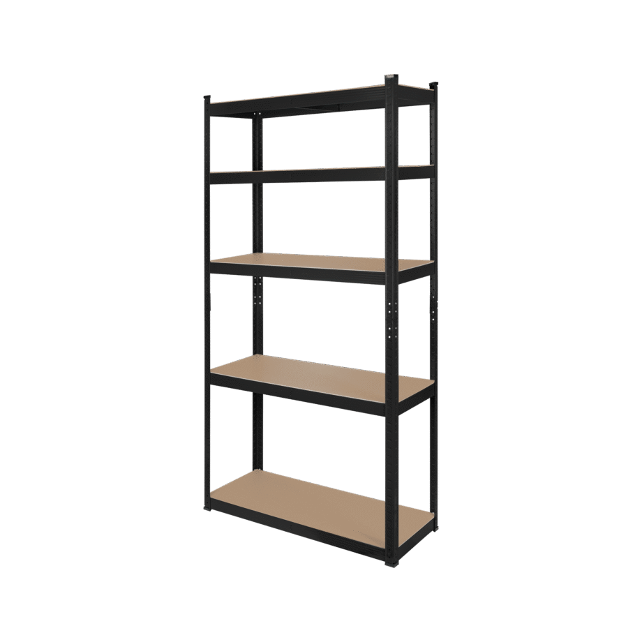 Metal warehouse shelf 180x90x40 black Rebel RB-1251B