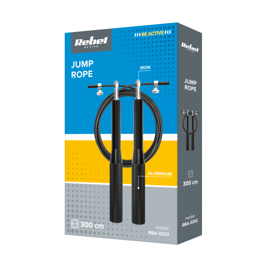 Aluminum Boxing Skipping Rope with Metal Bearing RBA-3202
