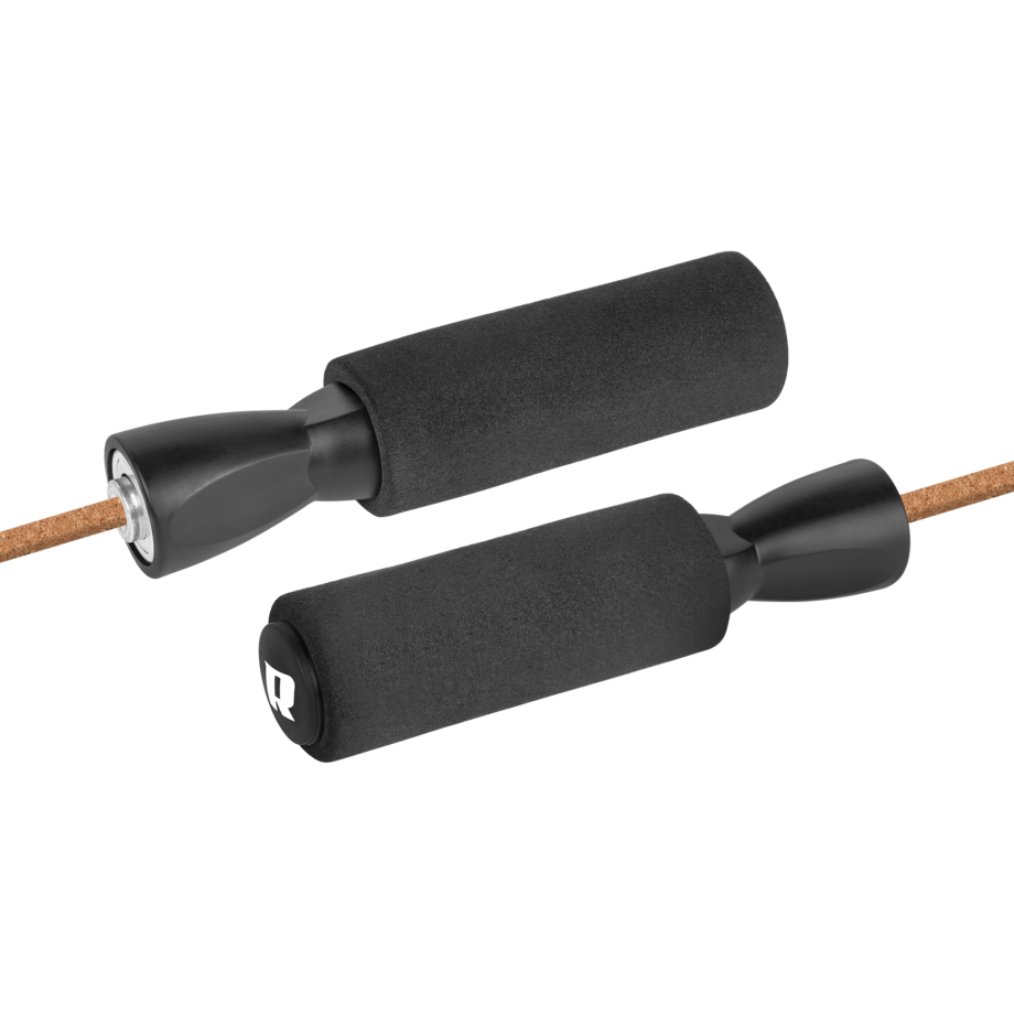 Leather Boxing Skipping Rope with Foam Handle and Metal Bearing RBA-3204