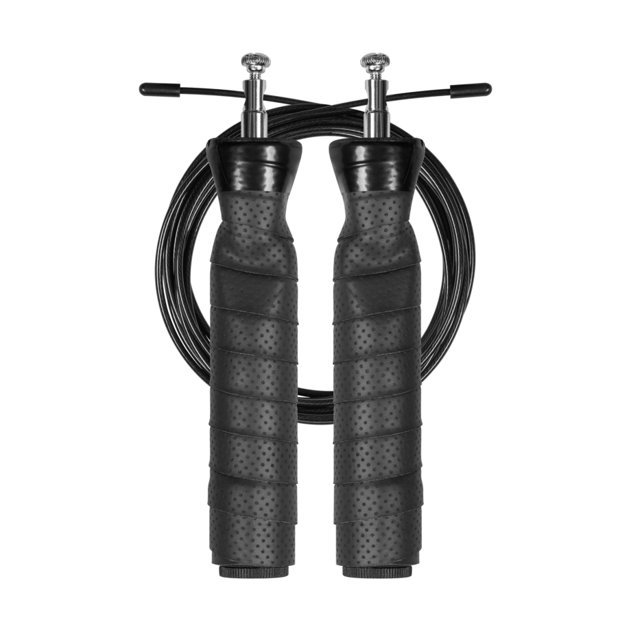 Adjustable boxing rope with a rubber handle RBA-3203