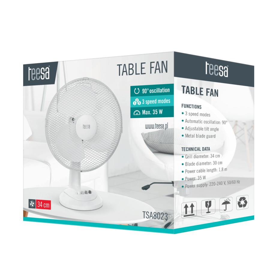 Teesa Table Fan TSA8023