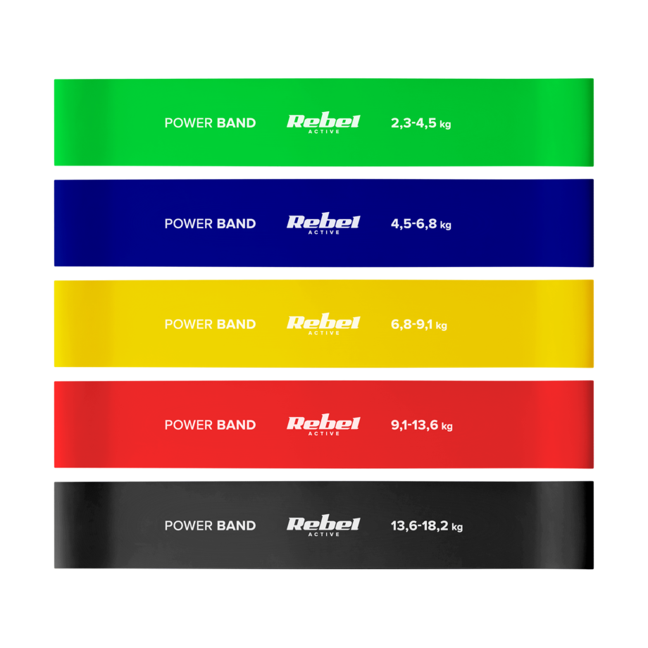 Latex Exercise Bands Set - Mini Band L RBA-3002-CO