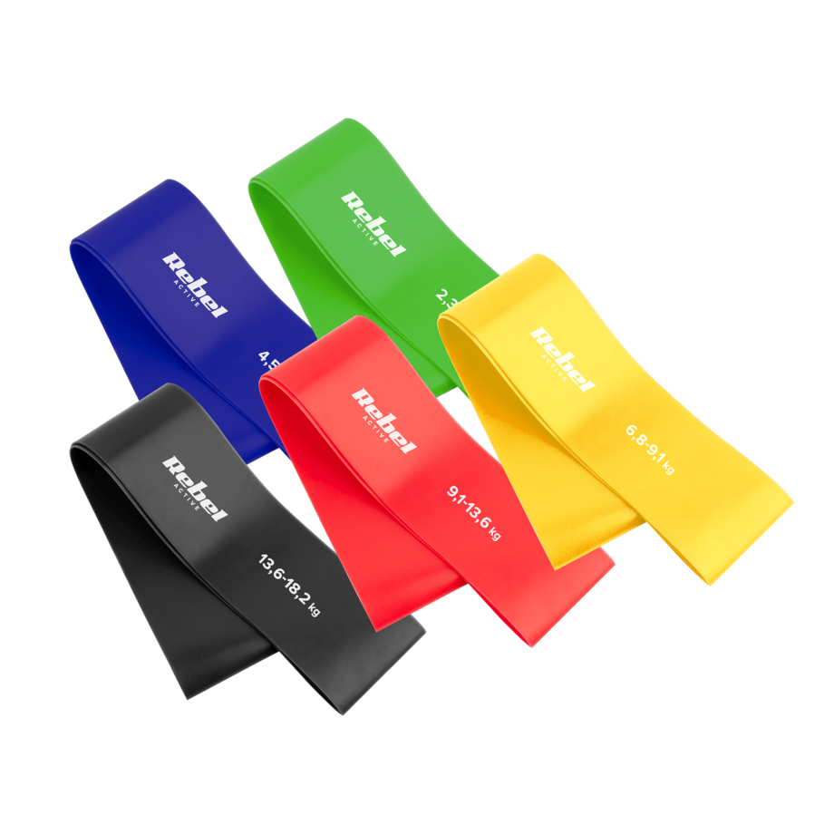 Latex Exercise Bands Set - Mini Band L RBA-3002-CO
