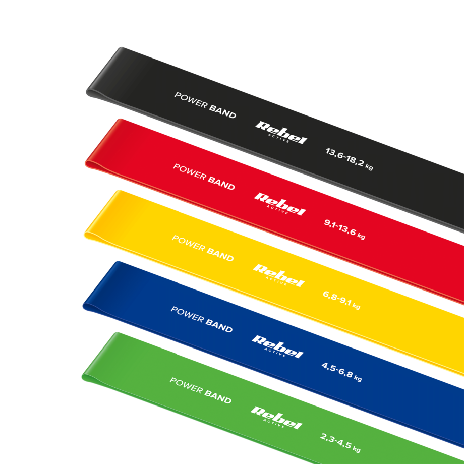 Latex Exercise Bands Set - Mini Band L RBA-3002-CO