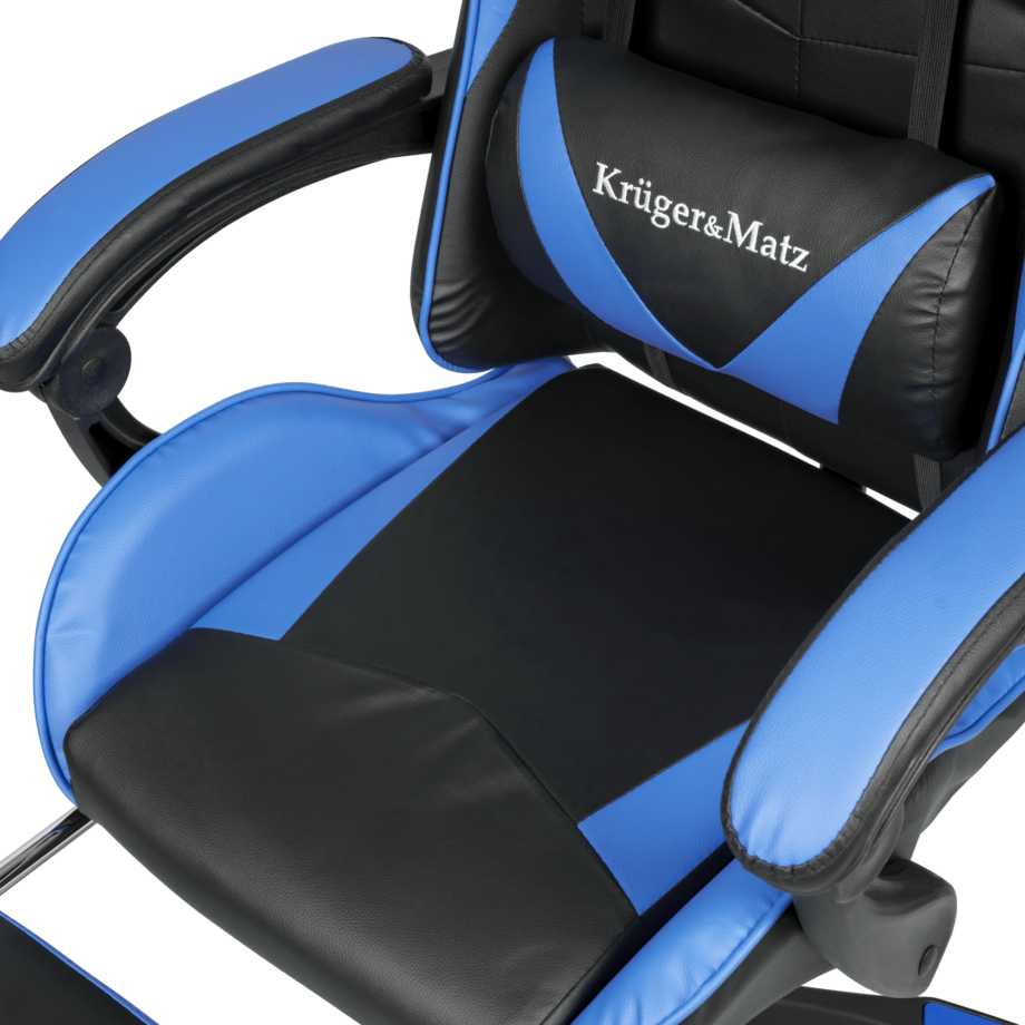 Gaming Chair Kruger&Matz GX-150 Black-Blue  KM0790-BL