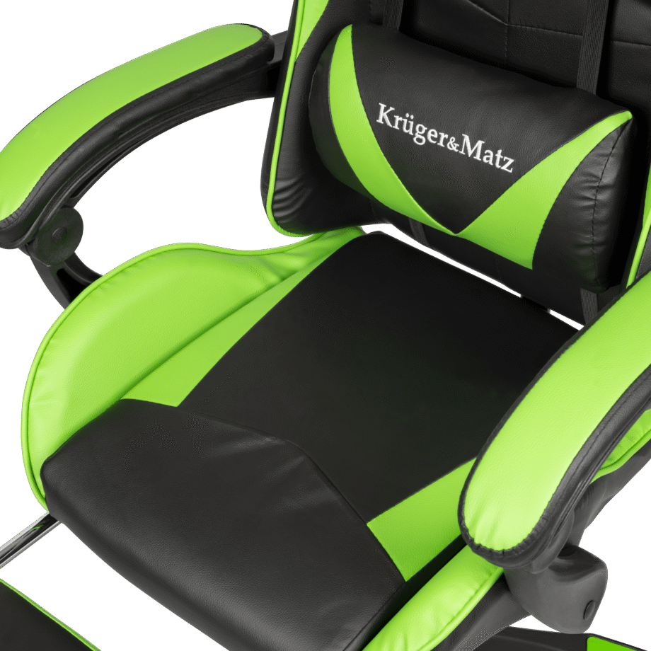 Gaming Chair Kruger&Matz GX-150 Black-Green KM0790-GR