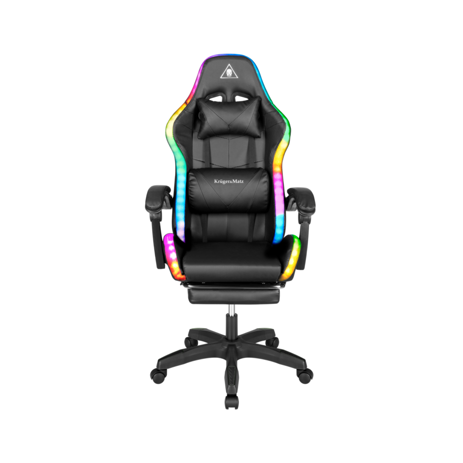 Gaming Chair Kruger&Matz GX-150 Black LED KM0790-BLED