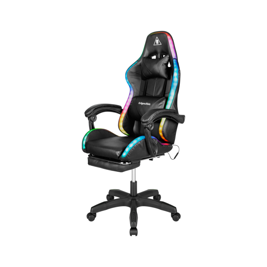 Gaming Chair Kruger&Matz GX-150 Black LED KM0790-BLED