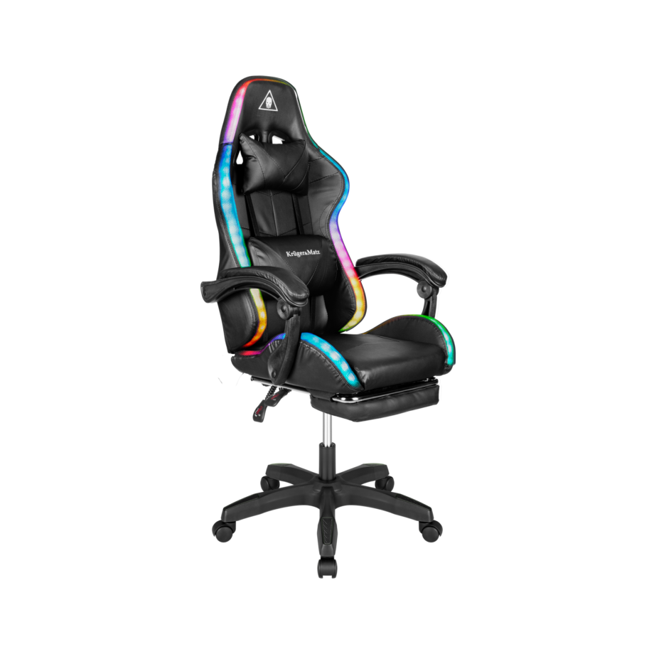 Gaming Chair Kruger&Matz GX-150 Black LED KM0790-BLED