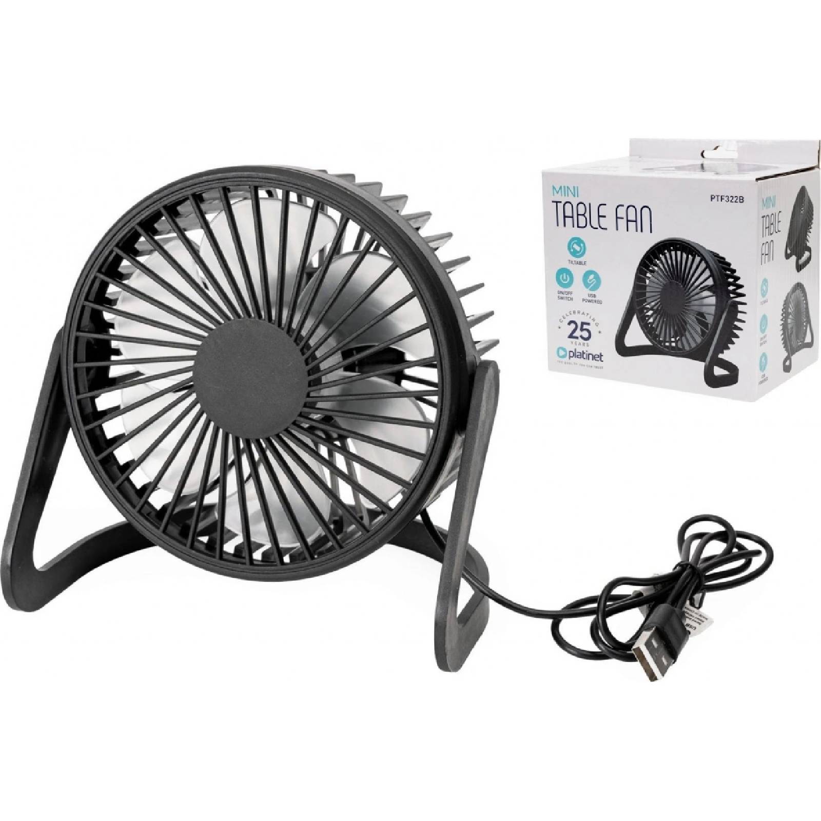 Platinet PTF322B Table Fan