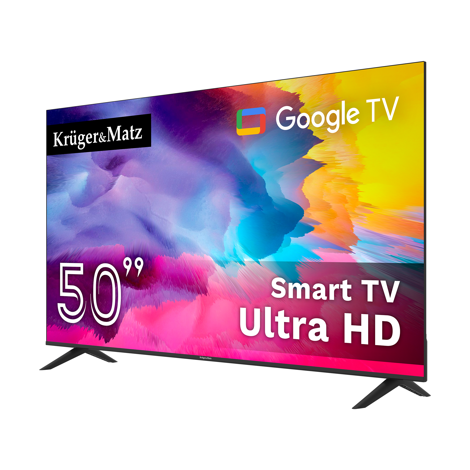 Television Kruger&Matz 50" UHD Google TV 5.0 DVB-T2/T/C H.265 HEVC