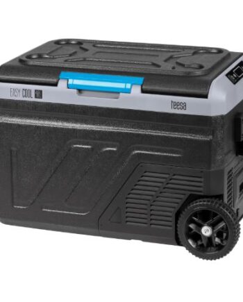 TEESA Professional Compressor Travel Refrigerator with Freezing Function 40L DC12/24 AC 230V Battery Powered Option, Large Wheels and Sturdy Handle, Bluetooth