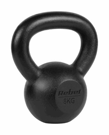 Cast iron kettlebell 8kg, REBEL ACTIVE