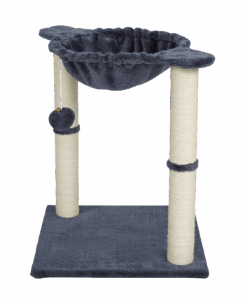 Cat scratching post 40x40x51 cm, dark grey, REBEL ANIMALS