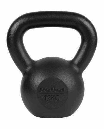 Cast iron kettlebell 12kg, REBEL ACTIVE