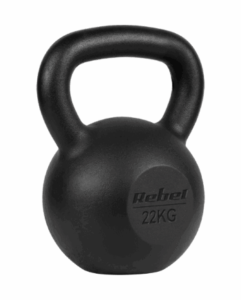 Cast iron kettlebell 22kg, REBEL ACTIVE