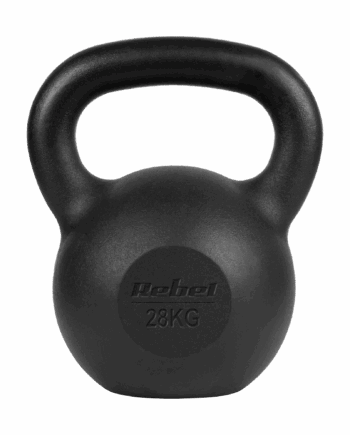 Cast iron kettlebell 28kg, REBEL ACTIVE