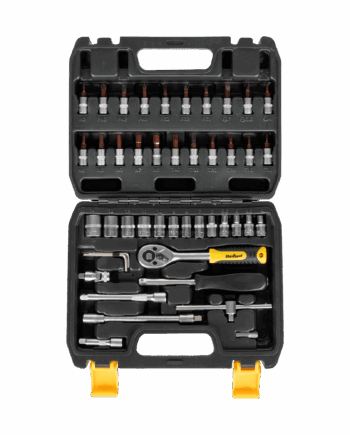 Ratchet wrench set of 46 pieces