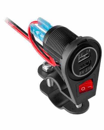 Motorcycle charger 2xUSB 3100 mA