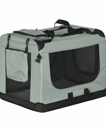Transporter, foldable transport bag, size M 60x42x42 cm, grey, REBEL ANIMALS