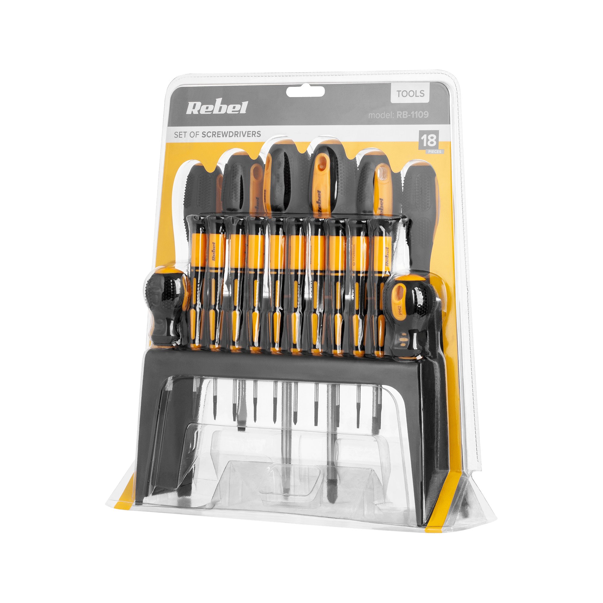 Screwdriver set 8 + 10 RB-1109