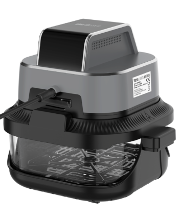 TEESA GLASS AIR FRYER 4L, 1.5L, 1500W fat-free fryer