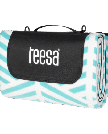 Picnic mat blanket with insulation and long strap 200x300 cm TEESA - blue ear