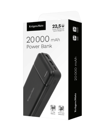 PowerBank Kruger&Matz 20000 mAh Li-pol with QC and PD function