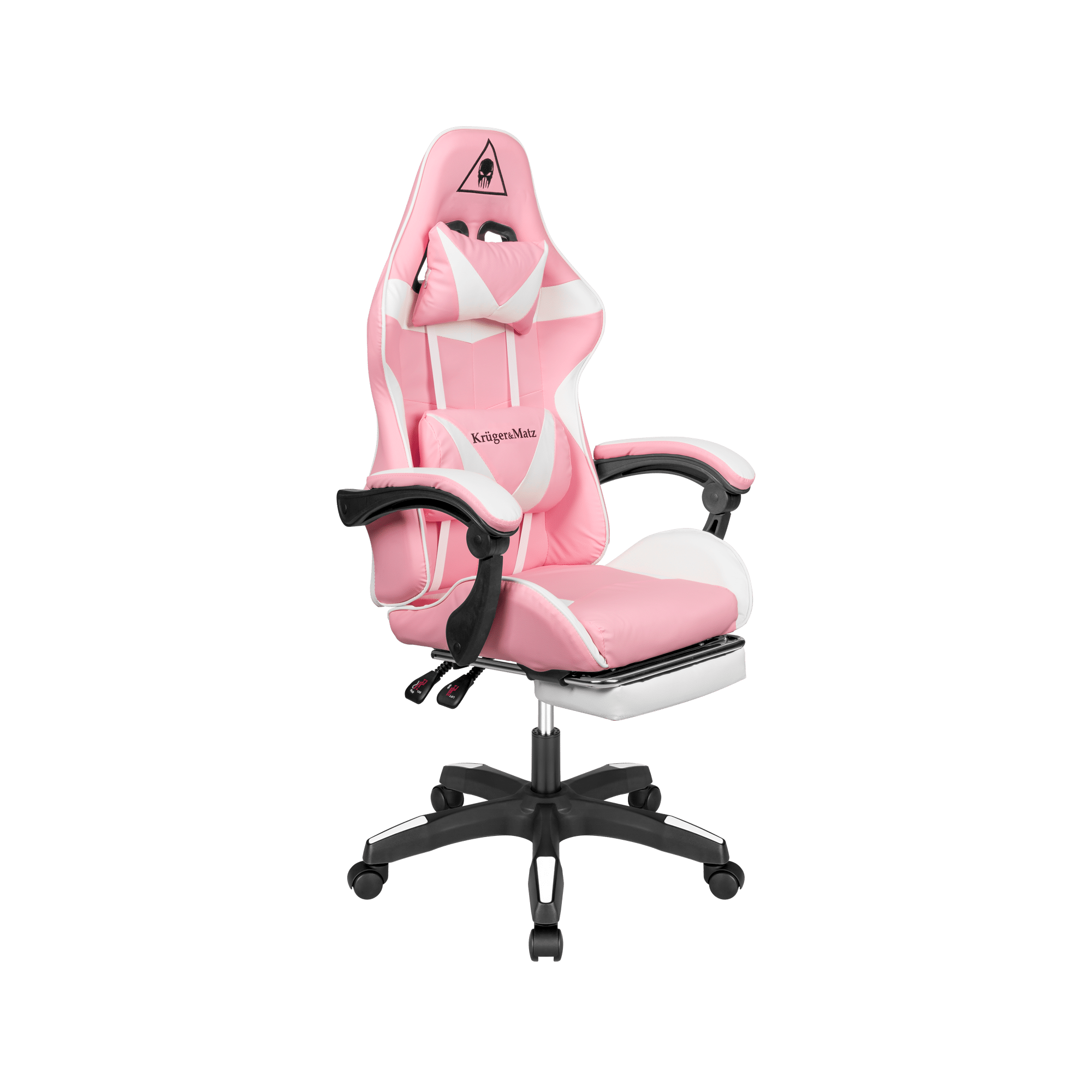 Gaming chair Kruger&Matz GX-150 White-pink