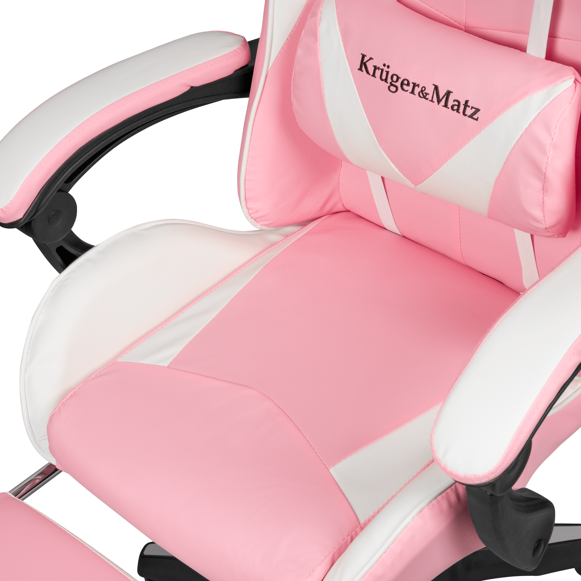 Gaming chair Kruger&Matz GX-150 White-pink