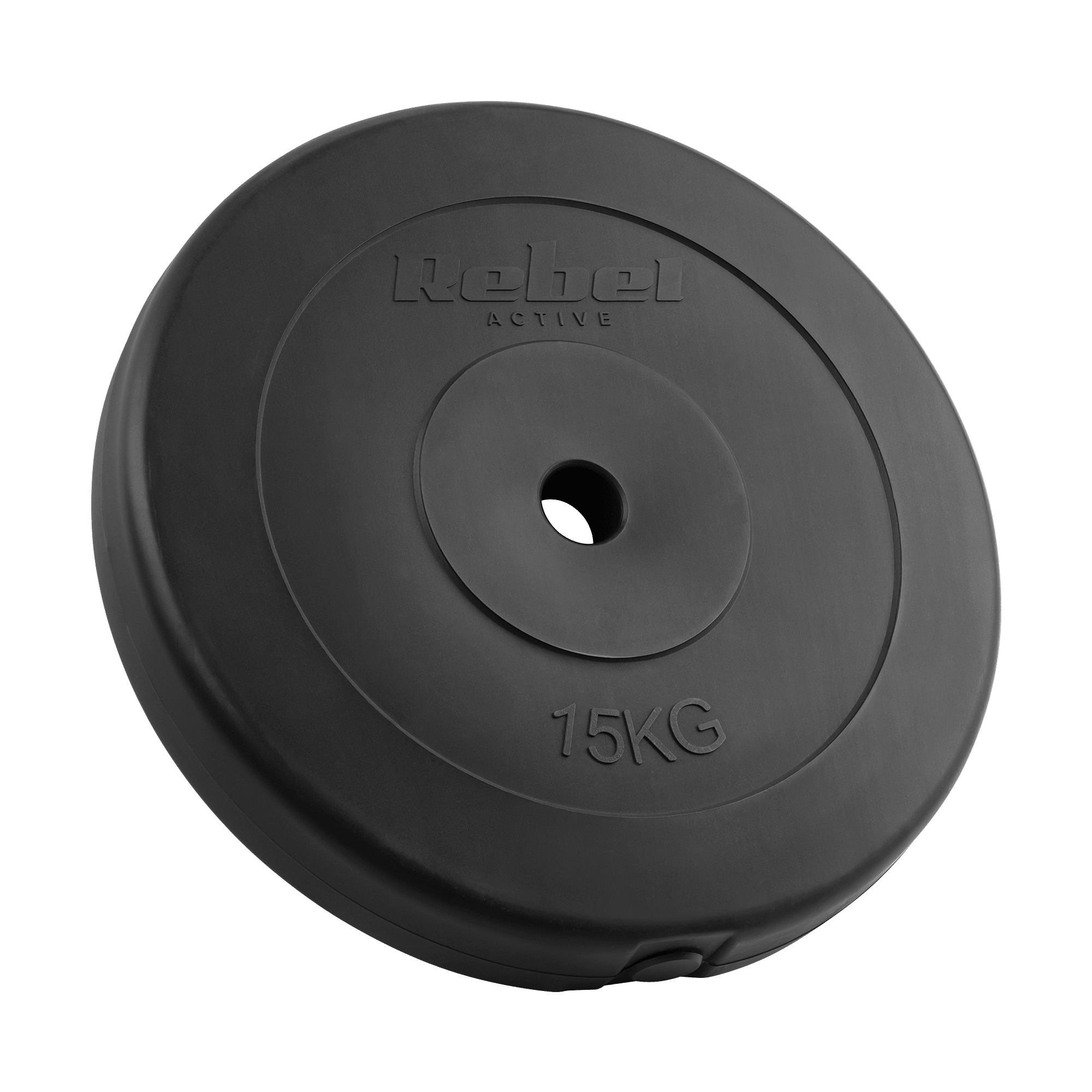 Bituminous load set 2x15kg, hole 31mm, classic disc, REBEL ACTIVE