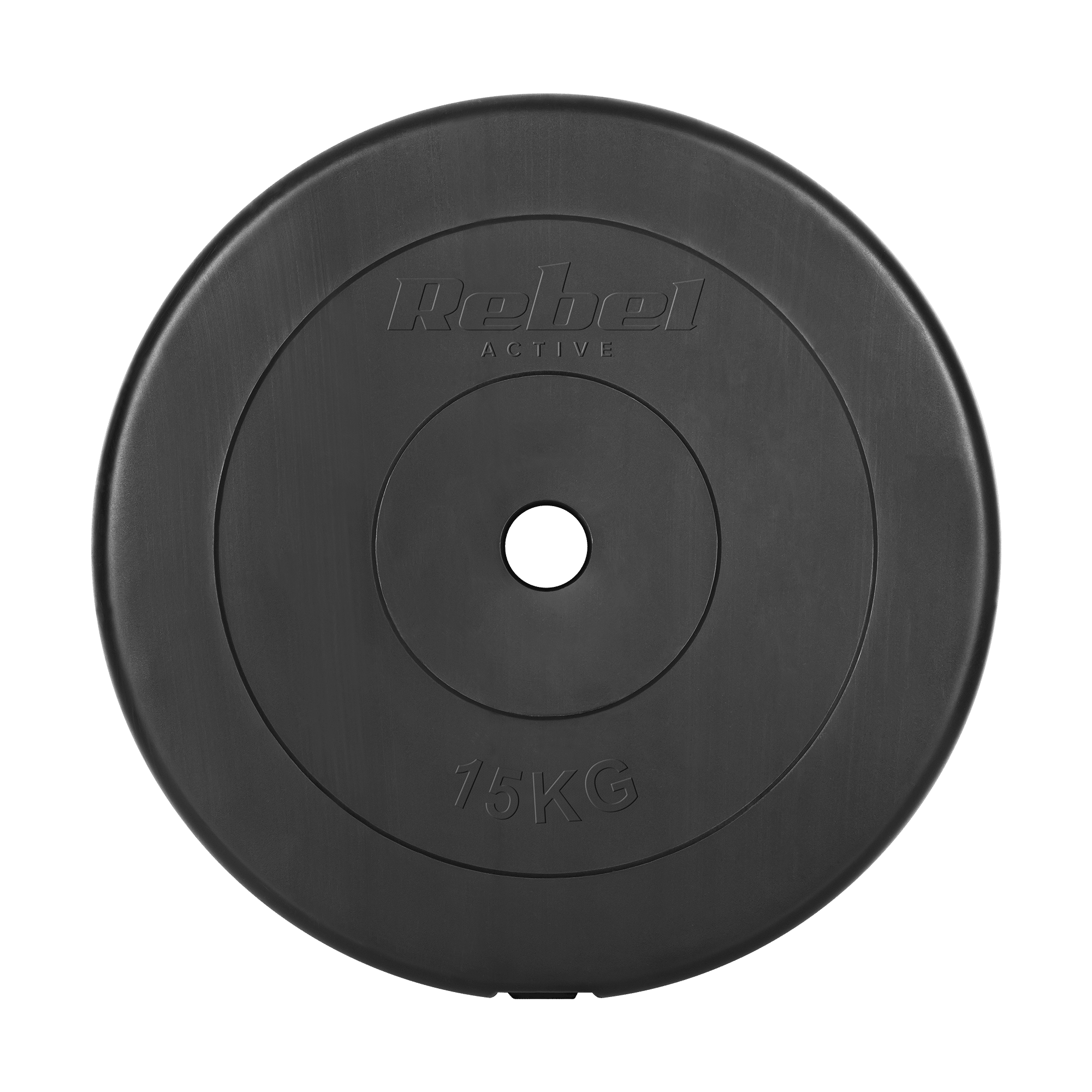Bituminous load set 2x15kg, hole 31mm, classic disc, REBEL ACTIVE